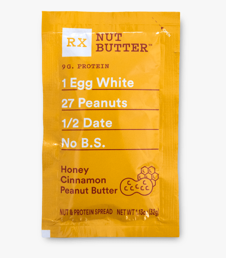 Rx Nut Butter Honey Cinnamon Peanut Butter - Amber, HD Png Download