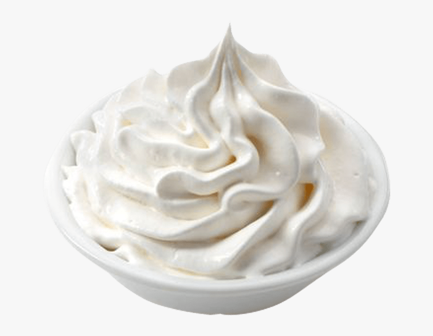 Ice Cream Milk Sorbet Dairy Products - Transparent Whipped Cream Png, Png Download