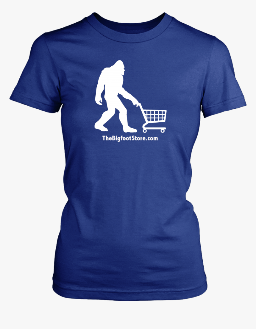Bigfoot Shopping Women S Shirt 
 Class - T-shirt, HD Png Download