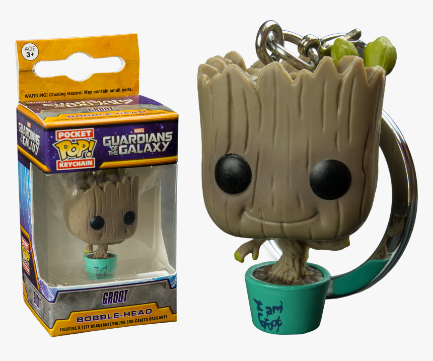 Pocket Pop Keychain Groot, HD Png Download