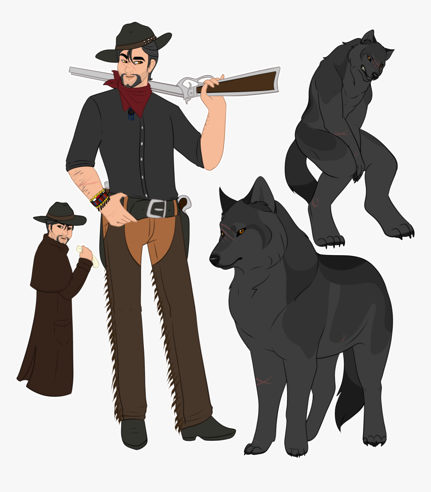Cowboy Werewolf, HD Png Download