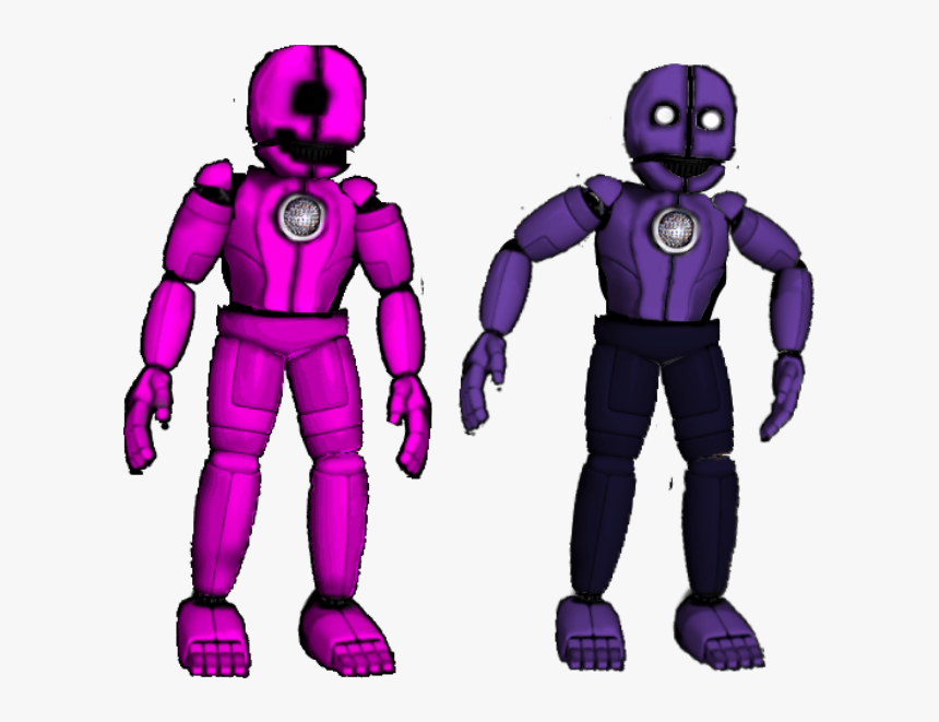 Funtime Classic Pink Guy And Funtime Classical Mini - Purple Guy And Pink Guy, HD Png Download