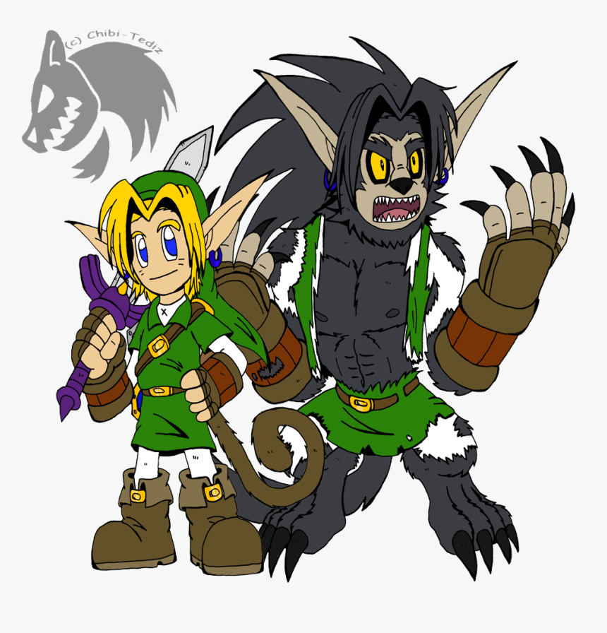 Transparent Werewolf Png - Cartoon, Png Download