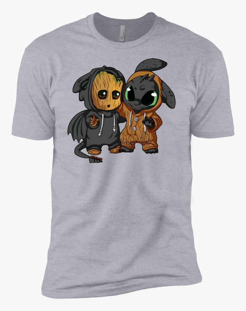 Baby Groot And Toothless Shirt - Groot And Toothless Jacket, HD Png Download