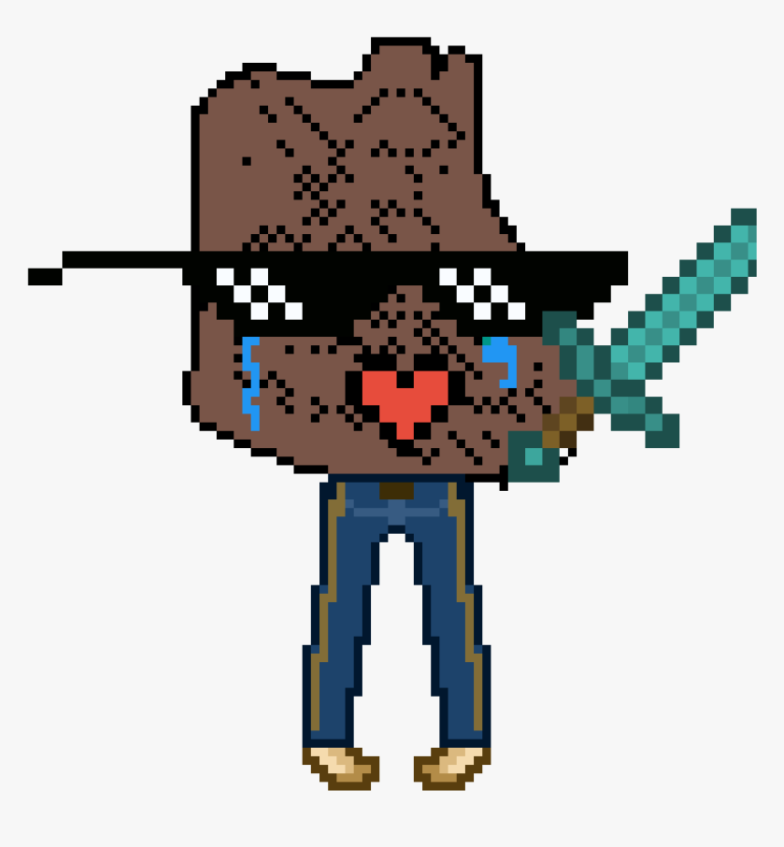 Mr T Dead - Diamond Sword, HD Png Download