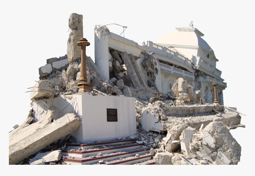 On January 12th, 2010 The Earthquake Hit Haiti - Transparent Rubble Ruins Png, Png Download