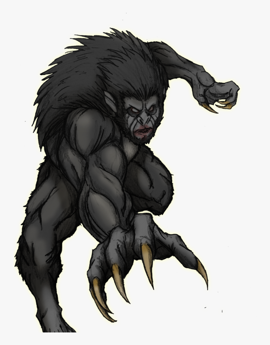 62948 - Werewolf Transparent, HD Png Download