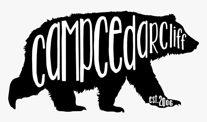Cccbearwithwhite - Camp Cedar Cliff Logo, HD Png Download