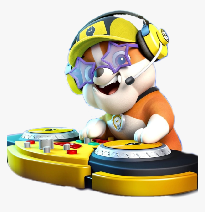 #pawpatrol #rubble #dj #music #headphones - Nickjr Live Move To The Music, HD Png Download