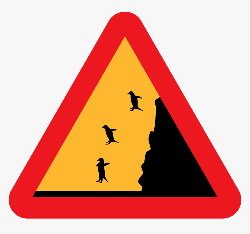 Landslide Sign Png, Transparent Png
