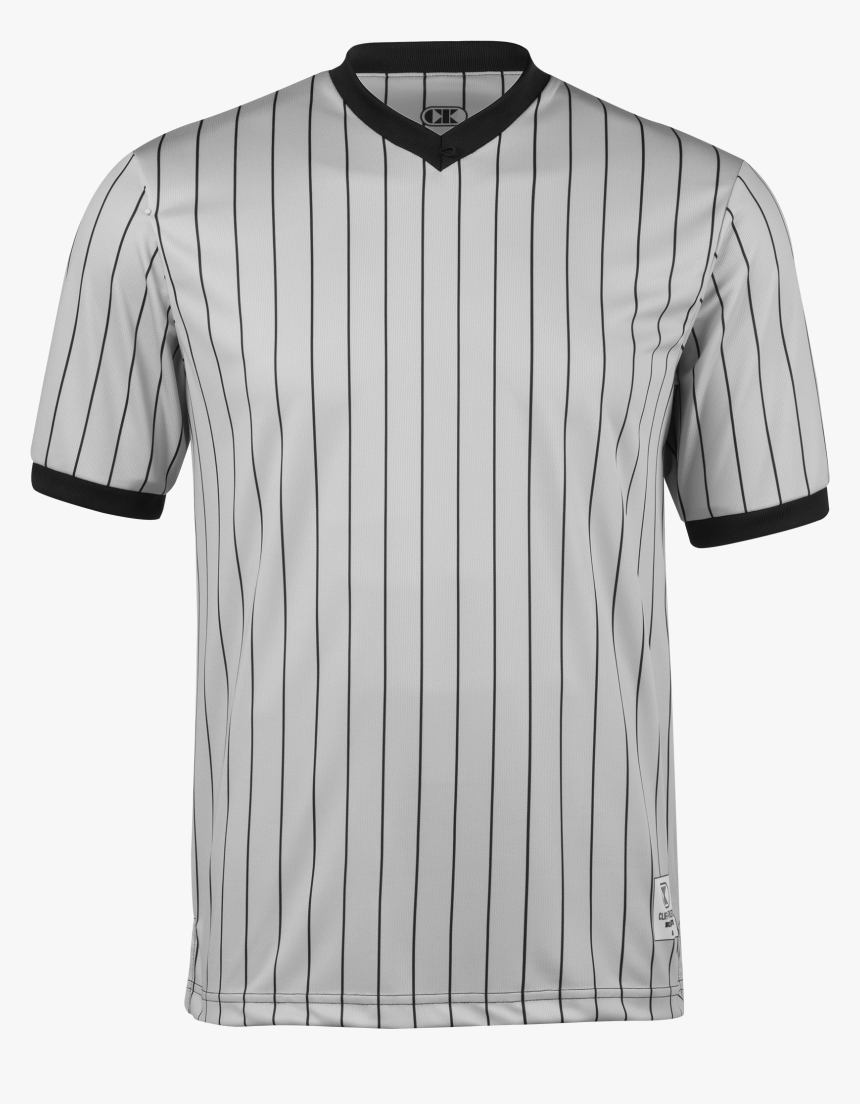 Cliff Keen Gray Officials V Neck Shirt Grey Black Main - Shirt, HD Png Download