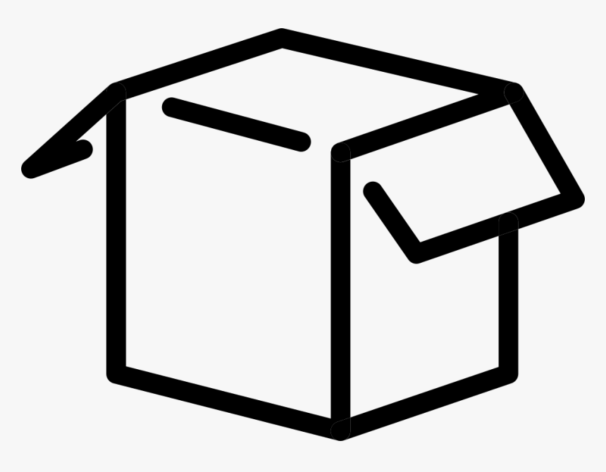Opened White Box - White Box Icon Png, Transparent Png