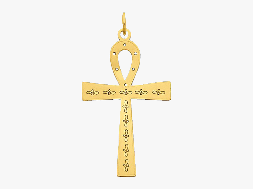 Laser Design Ankh Cross Pendant - Cross, HD Png Download