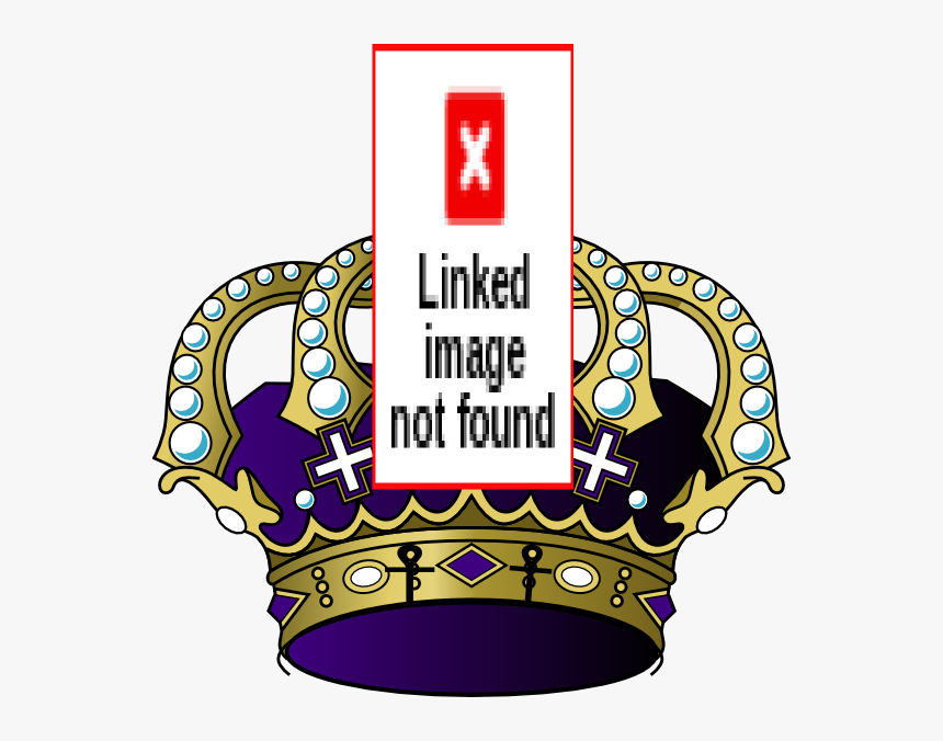 Transparent Ankh Png - Purple And Gold Crown Png, Png Download