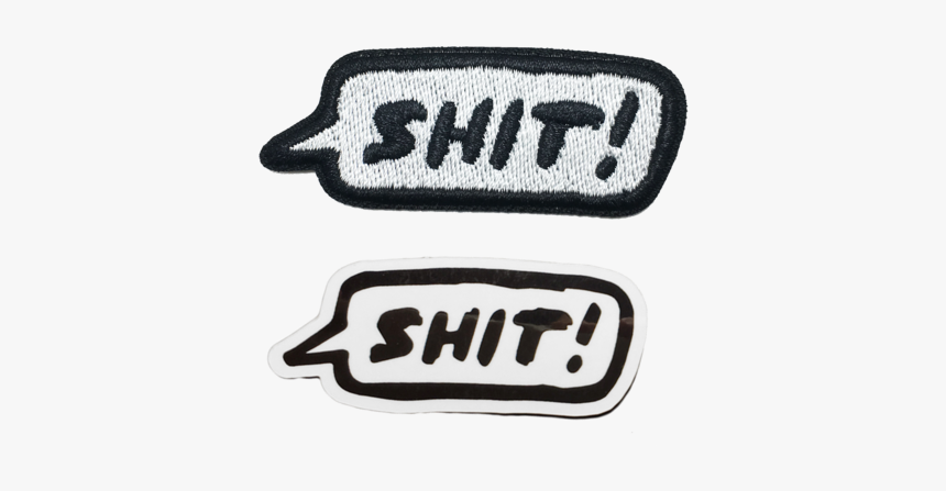 Shit Sticker - Label, HD Png Download