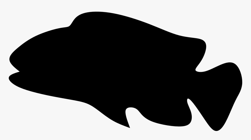 Fish Silhouette Png, Transparent Png