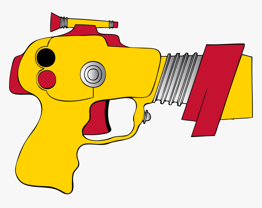 Ray Gun Big Image - Laser Gun Clipart, HD Png Download