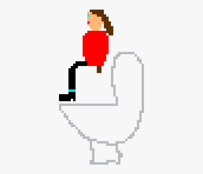 Pixel Art Toilet, HD Png Download