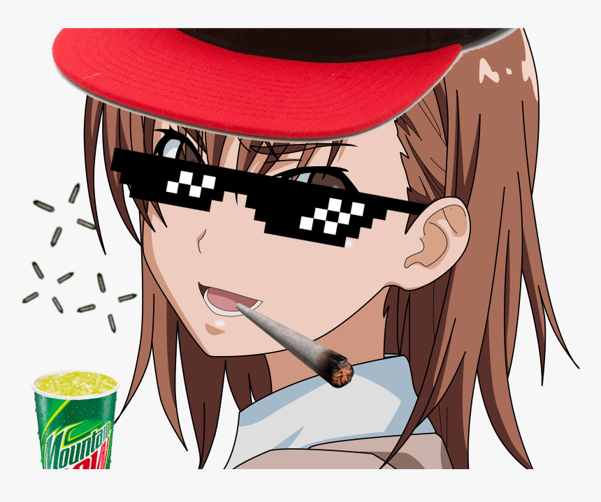 Mlg Mikoto Misaka - Certain Scientific Railgun Misaka Png, Transparent Png