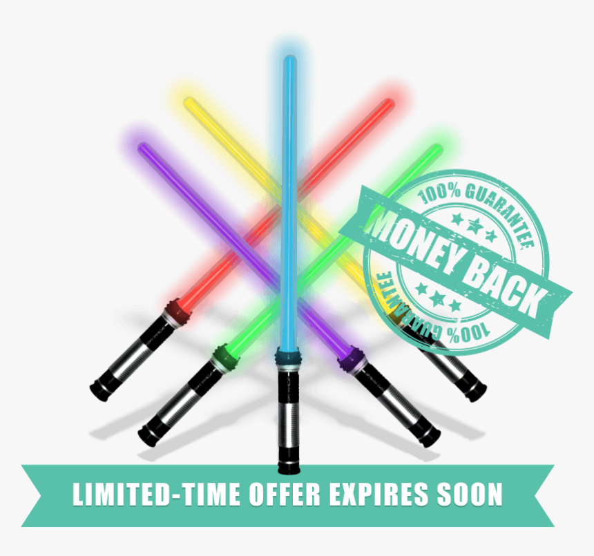 Transparent Light Saber Clipart - Clock, HD Png Download