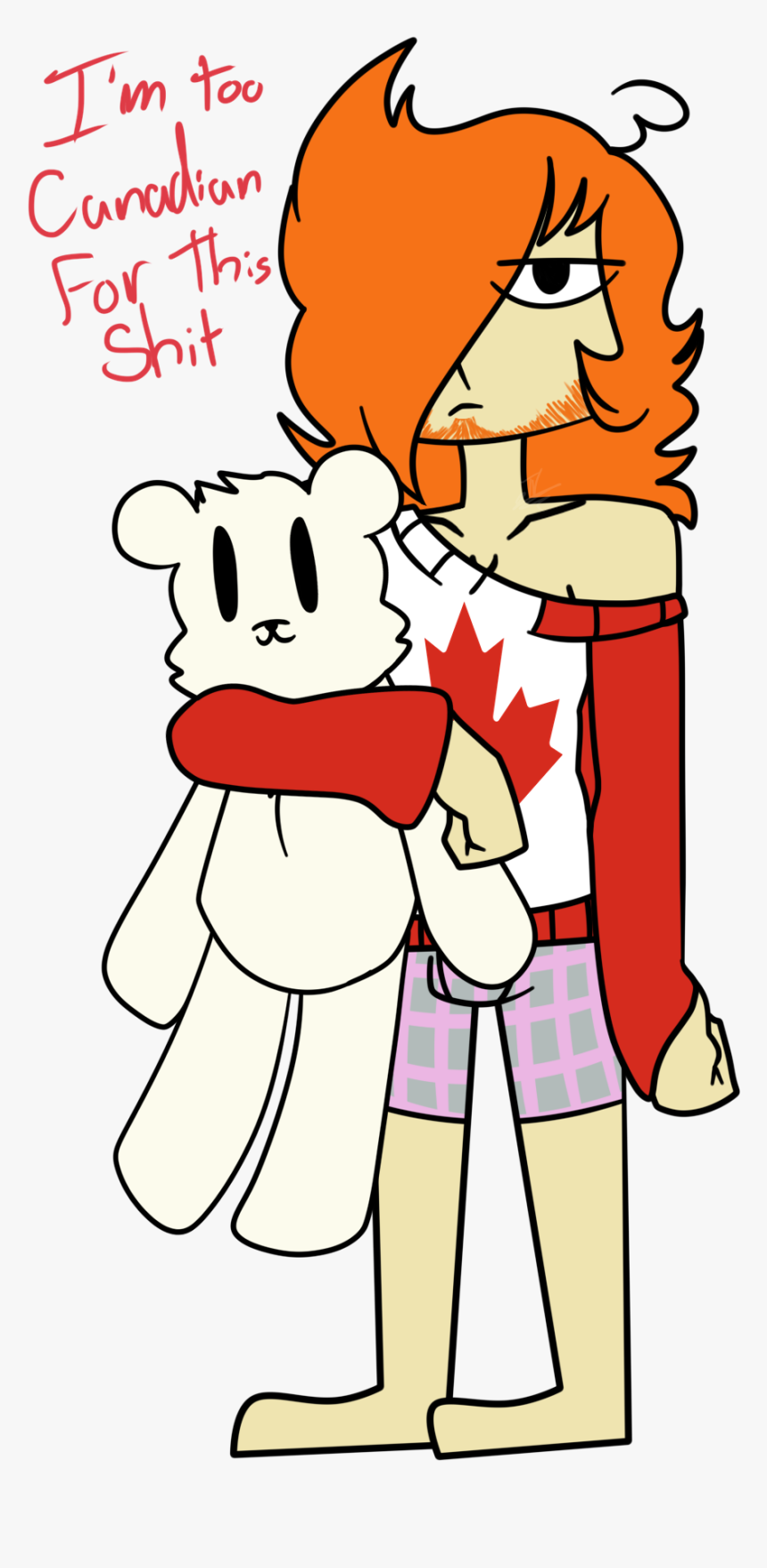 He S Too Canadian For This Shit - Cartoon, HD Png Download