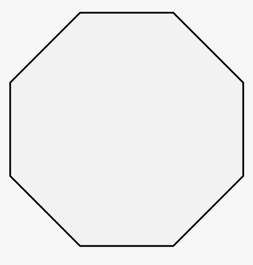 White Blank Octagon Signs, HD Png Download