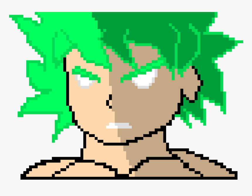 Excel Picture Art Broly Pixl, HD Png Download