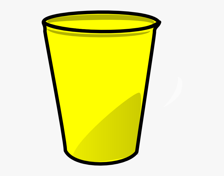 Yellow Cup Clip Art At Clker - Cup Clipart, HD Png Download