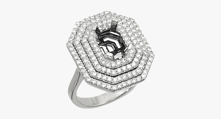 Octagon-ring - Pre-engagement Ring, HD Png Download
