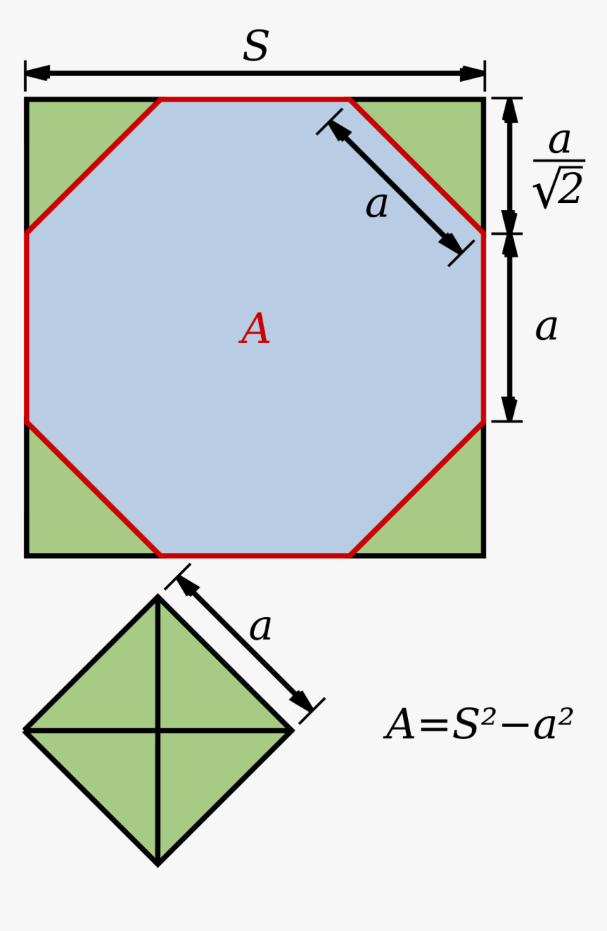Octagon In Square, HD Png Download