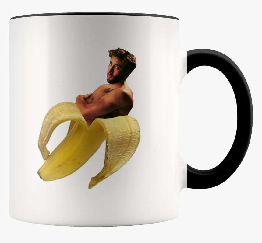 Nicolas Cage Banana Peel Mug Funny Nicolas Cage Coffee - Just A Mom Trying Not To Raise Assholes Cup, HD Png Download
