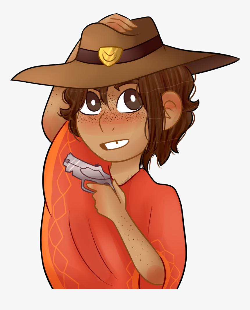Overwatch Jesse Mccree Mccree Young Jesse Young Mccree - Cartoon, HD Png Download