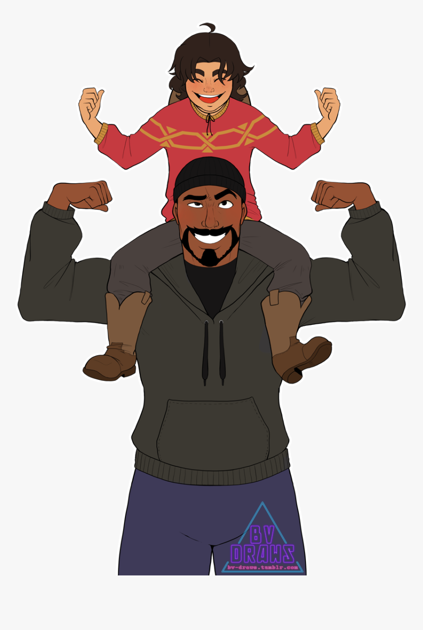 Transparent Dad And Son Clipart - Overwatch Mccree Child, HD Png Download