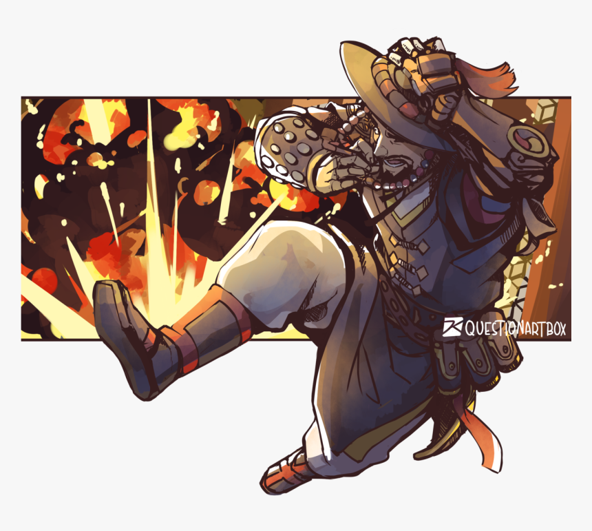 Overwatch Mccree Magistrate Skin Fanart , Png Download - Jesse Mccree Mccree Fanart, Transparent Png