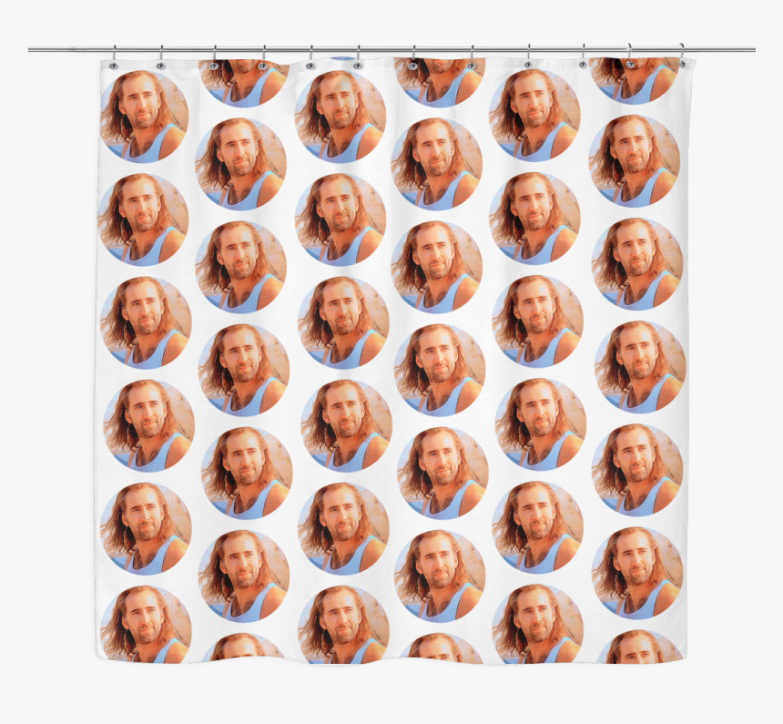 Nicolas Cage Shower Curtain - Circle, HD Png Download