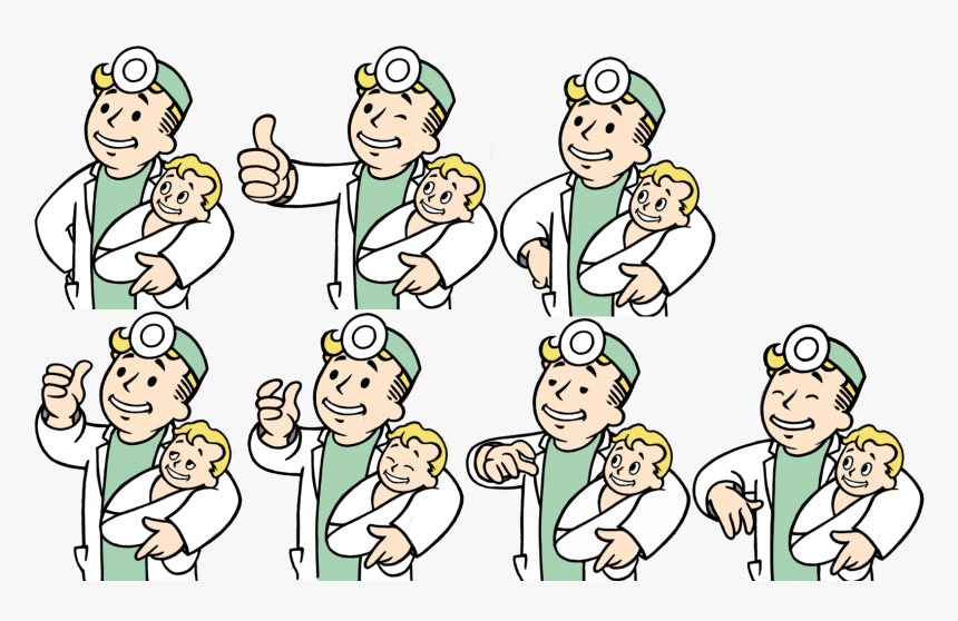 Fallout Vault Boy Baby , Png Download - Fallout Vault Boy Baby, Transparent Png