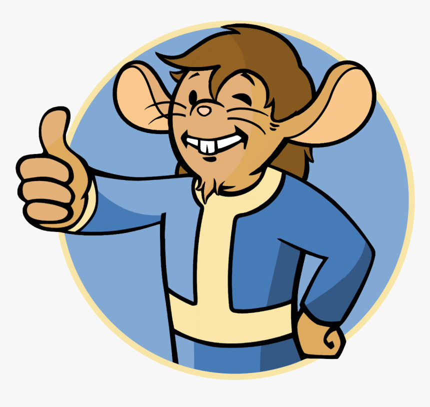 Vault Boy Matty - Vault Boy Thumbs Up No Background, HD Png Download