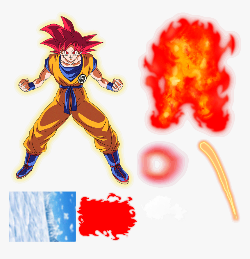 Goku Ssj God Dokkan Battle, HD Png Download