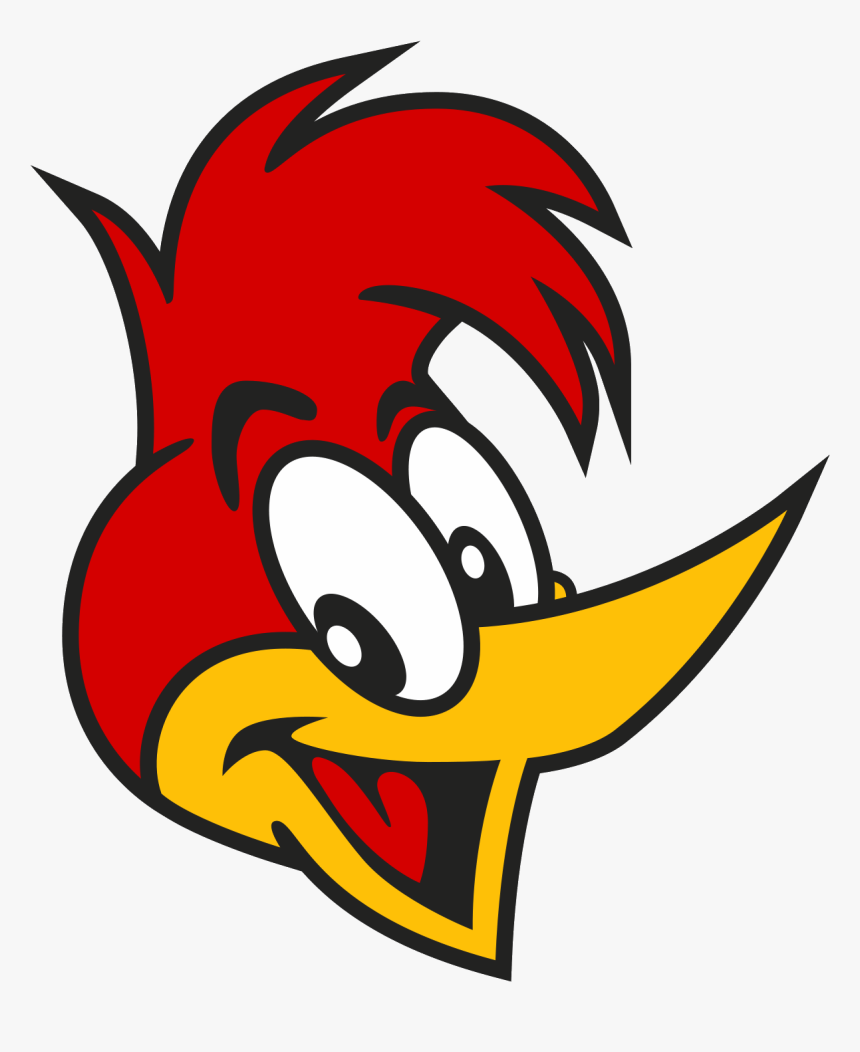 Woodpecker Clipart Face - Woody Woodpecker Head, HD Png Download