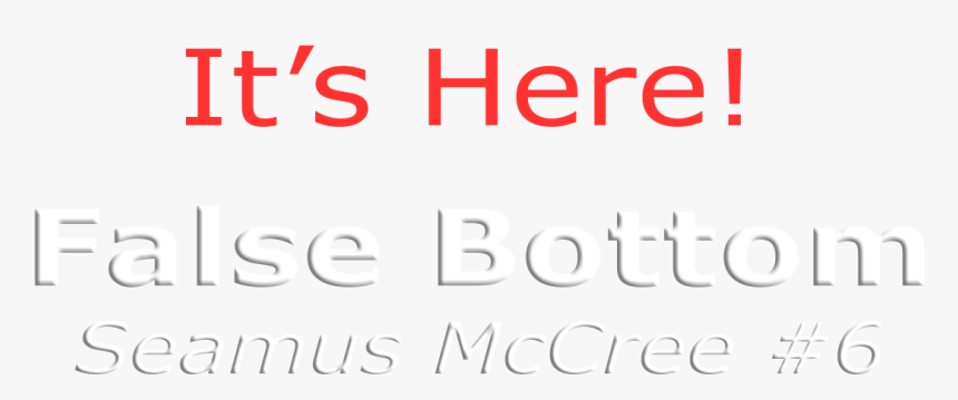 False Bottom Coming In May - Carmine, HD Png Download