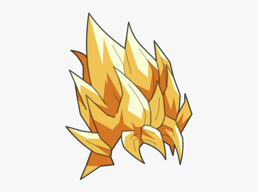 Cheveux Super Saiyan Png, Transparent Png