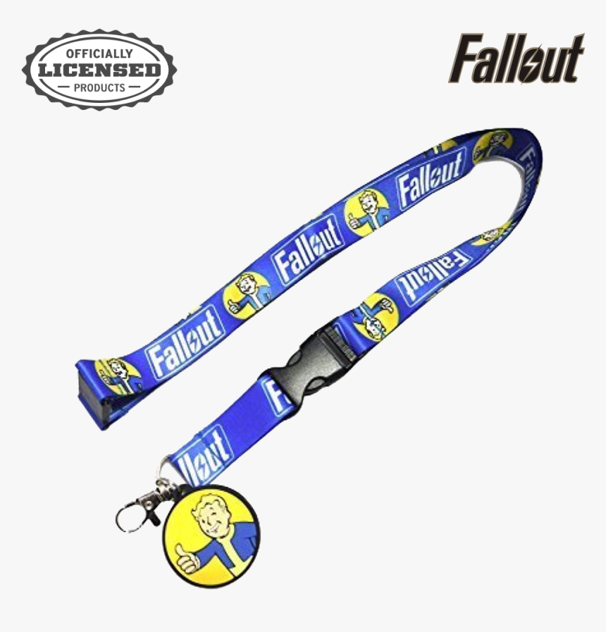 Fallout Video Game Cosplay Vault-boy Charm Lanyard - Lanyard Fallout, HD Png Download
