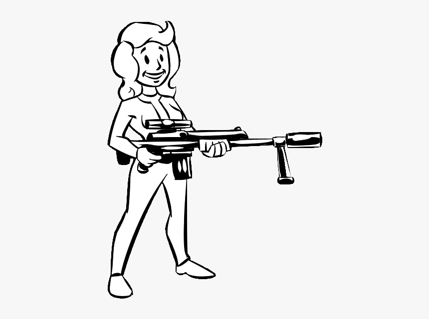 Fallout Vault Girl Png, Transparent Png