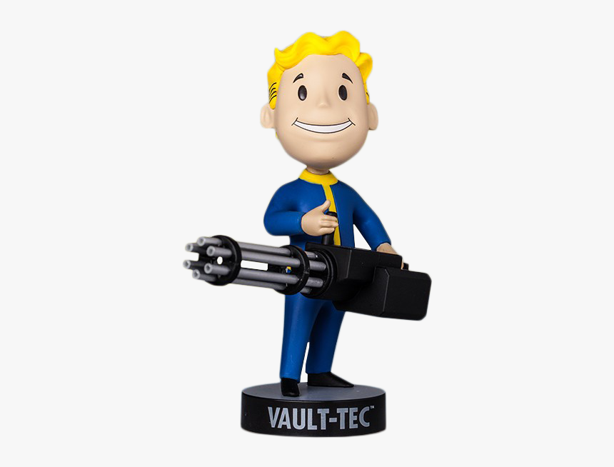 Vault Boy Bobblehead Big Guns, HD Png Download