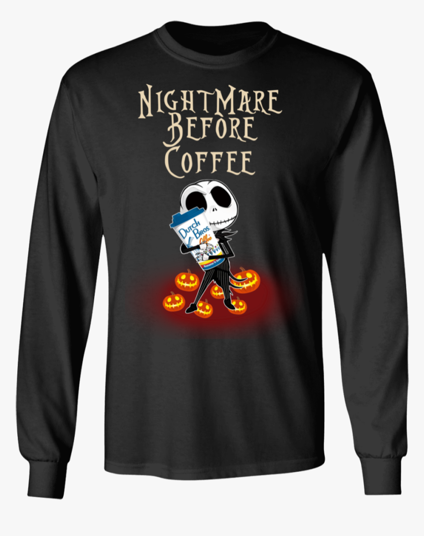 Nightmare Before Coffee Dutch Bros Baby Jack Skellington - Nightmare Before Coffee Halloween, HD Png Download