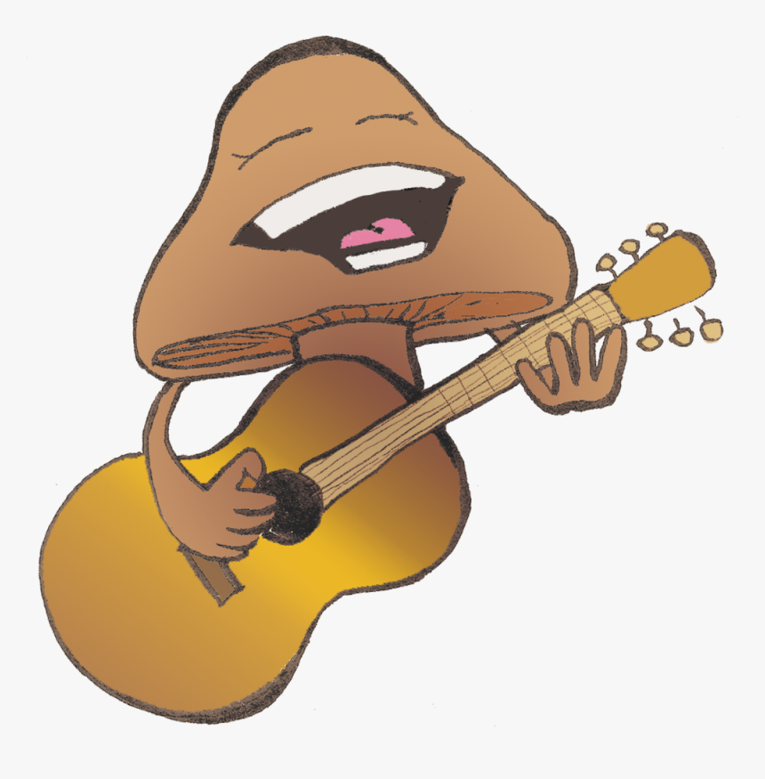 Mushroom3b - Mushroom Playing On Instrument, HD Png Download