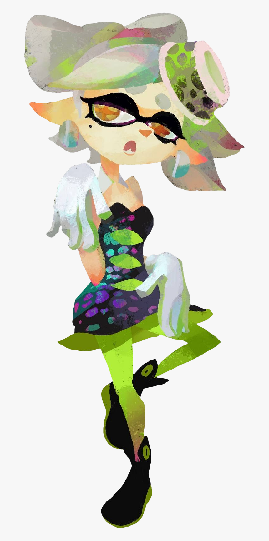 Squid Transparent Png - Splatoon Squid Sisters, Png Download