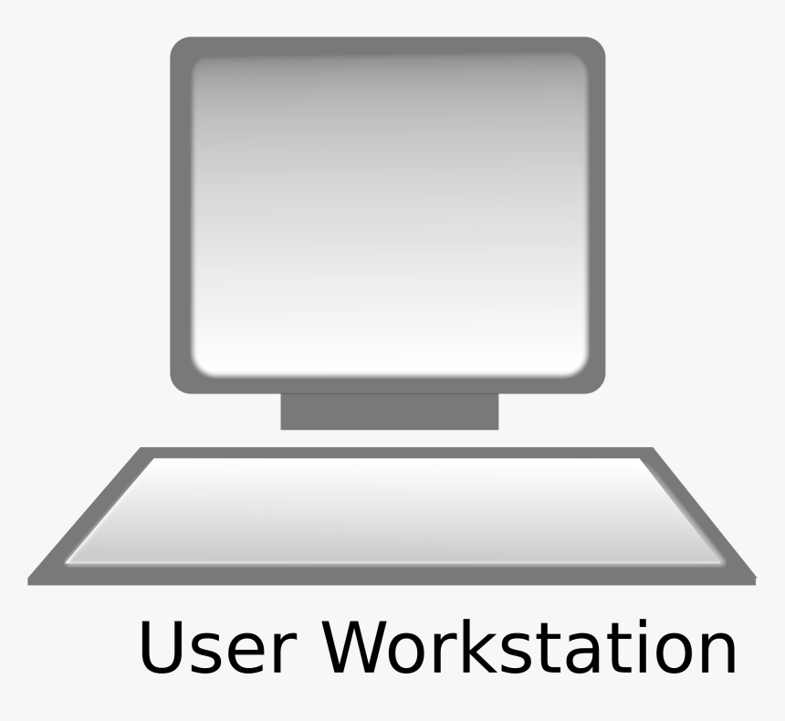 Computer Station Cliparts - Workstation Clipart, HD Png Download