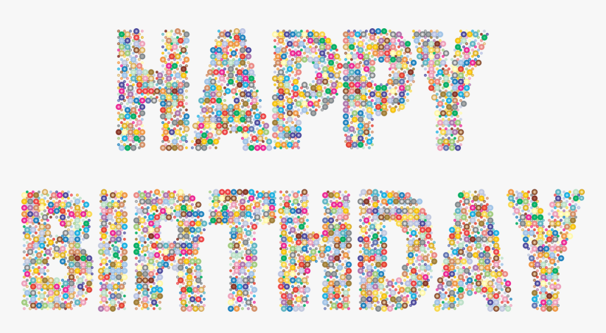 Text,party Supply,line - Free Happy Birthday Computer Clipart, HD Png Download