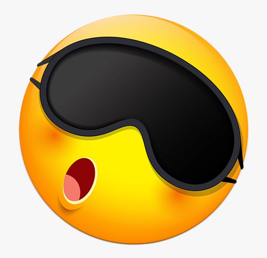 Emoji, Sleep, Sleeping, Glasses, Sleeping Patch, Nape - Emoji Sommeil, HD Png Download